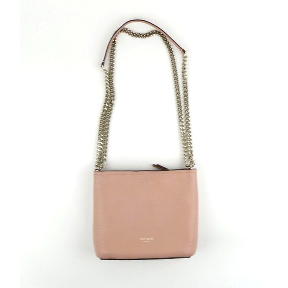 Kate Spade New York Polly Pink Leather Crossbody Shoulder Bag - Picture 8 of 14
